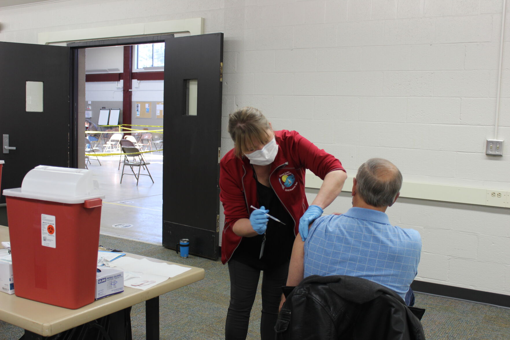 Photos: Green Lake County vaccinates 420 people at Berlin Armory